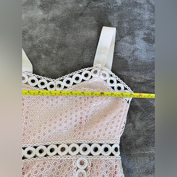 MAJE - Ravi Eyelet Dress Blush Pink - Picture 12 of 13